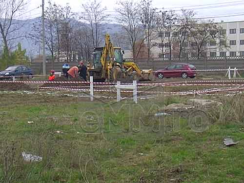 Foto: santier linie troleibuz Baia Mare (c) eMaramures.ro